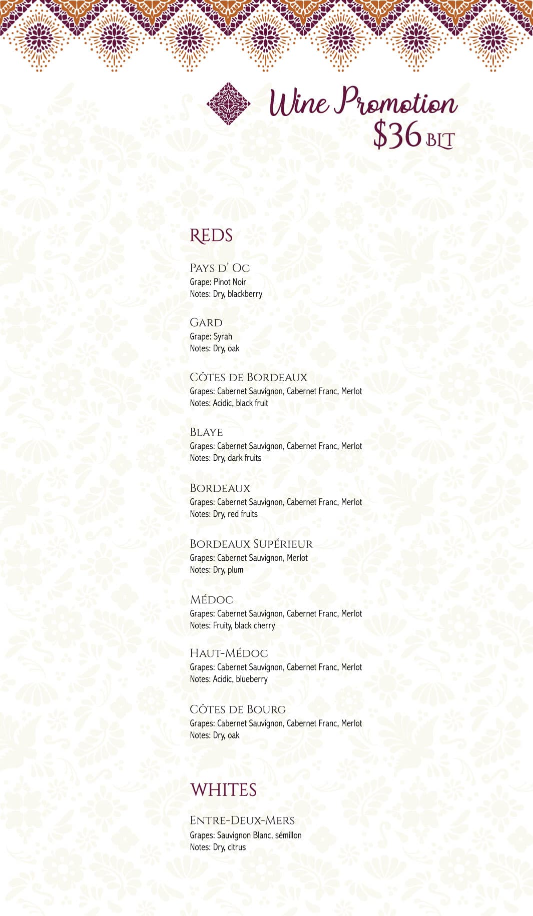 Wine Promotion